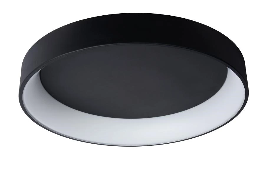 Lucide TALOWE LED - Flush ceiling light - Ø 80 cm - LED Dim. - 1x80W 3000K - Black - off